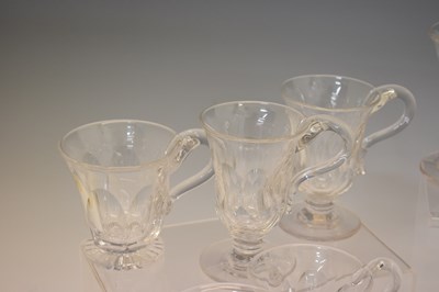 Lot 365 - Collection of forty-six clear glass custard cups etc