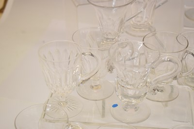 Lot 365 - Collection of forty-six clear glass custard cups etc