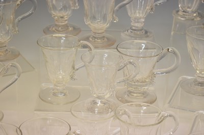 Lot 365 - Collection of forty-six clear glass custard cups etc