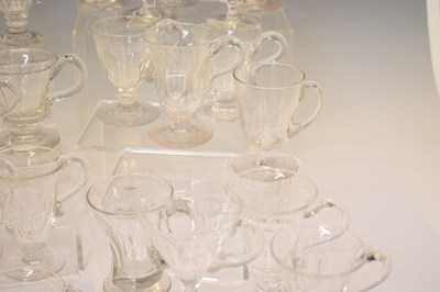 Lot 365 - Collection of forty-six clear glass custard cups etc