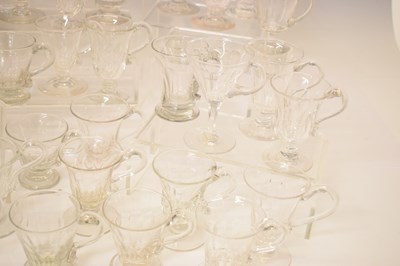 Lot 365 - Collection of forty-six clear glass custard cups etc
