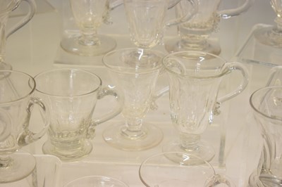 Lot 365 - Collection of forty-six clear glass custard cups etc