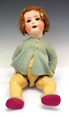 Lot 297 - Circa 1920's German Heubach Koppelsdorf bisque headed doll