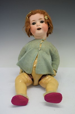 Lot 297 - Circa 1920's German Heubach Koppelsdorf bisque headed doll