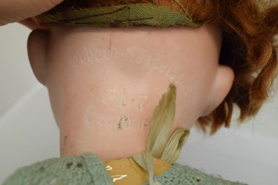 Lot 297 - Circa 1920's German Heubach Koppelsdorf bisque headed doll