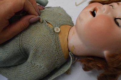 Lot 297 - Circa 1920's German Heubach Koppelsdorf bisque headed doll