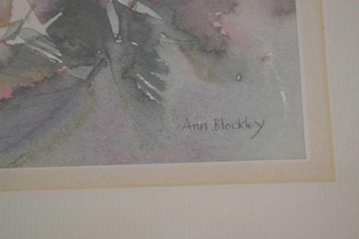 Lot 497 - Ann Blockley (British, Modern) - Watercolours and prints - Floral studies