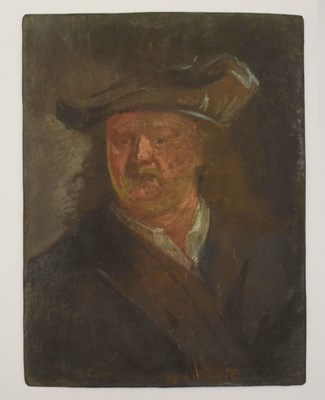 Lot 499 - Follower of Rembrandt - Early 19th century Dutch / German school - Oil on copper