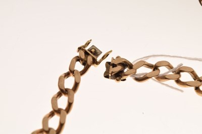 Lot 34 - 9ct gold curb-link bracelet