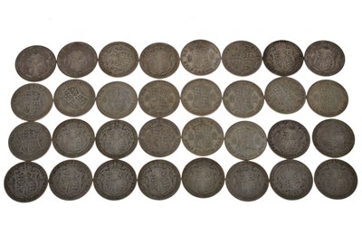 Lot 227 - Quantity of pre-1947 silver half crowns