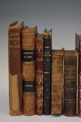Lot 443 - Quantity of late 19th / early 20th century leather bound books