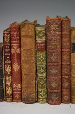Lot 443 - Quantity of late 19th / early 20th century leather bound books