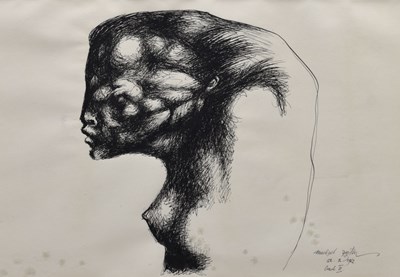 Lot Michael Ayrton (British, 1921-1975) - Pen and Ink - 'Oracle III'