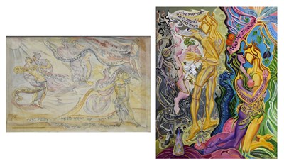 Lot 356 - (Violet) Fay Pomerance (British, 1912-2001) - 'And God said it is not good for him to live alone'