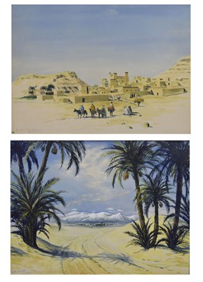 Lot Stuart Maxwell Armfield (British, 1916-2000) - Two watercolours of Morocco