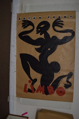 Lot 253 - Bryan Ferry - Promo Poster for Limbo