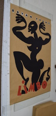 Lot 253 - Bryan Ferry - Promo Poster for Limbo
