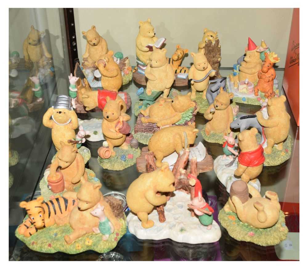 Lot 342 - Collection of Border Fine Arts 'Classic Pooh' figures (19)
