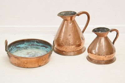 Lot 265 - Three items of Victorian copper