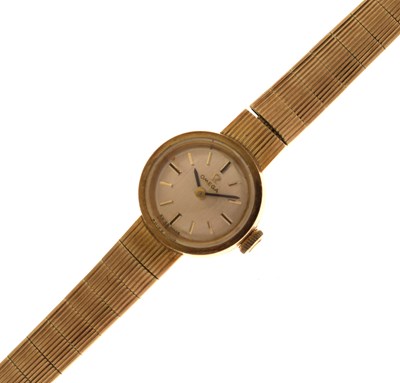 Lot 150 - Omega - Lady's 9ct gold bracelet watch