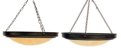 Lot 249 - Pair of Art Deco influence plafonniers
