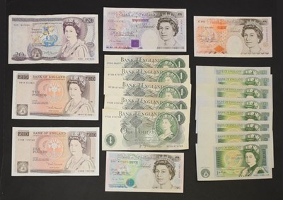 Lot 248 - Collection of Elizabeth II Bank of England banknotes