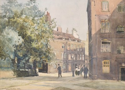 Lot 494 - William Tatton Winter, R.B.A. (1855 - 1928) - Watercolour - View of Clifford Inn