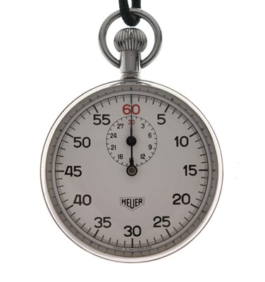 Lot 157 - Heuer - Chromed cased stopwatch