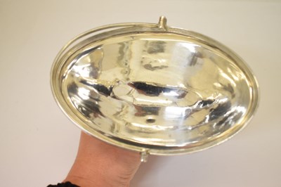 Lot 89 - George III silver sugar bowl or basket