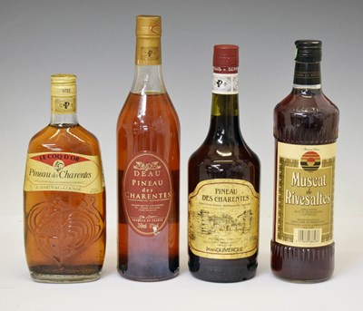 Lot 465 - Pineau des Charentes, and Muscat de Rivesaltes