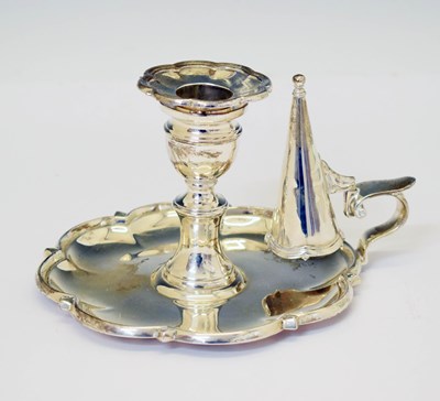 Lot 200 - Victorian silver chamberstick