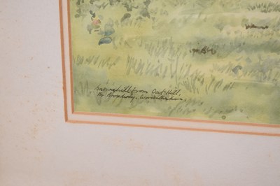 Lot 487 - David W. Birch (b.1945) - Watercolour - 'Snowshill, Worcestershire'