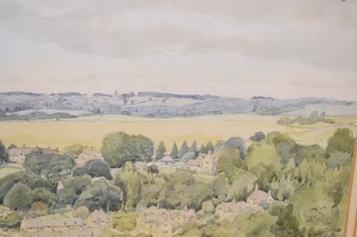 Lot 487 - David W. Birch (b.1945) - Watercolour - 'Snowshill, Worcestershire'