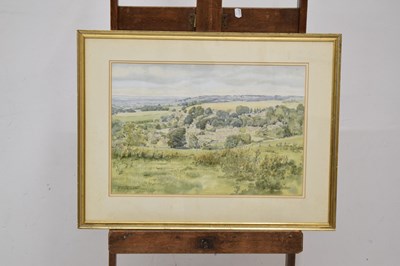 Lot 487 - David W. Birch (b.1945) - Watercolour - 'Snowshill, Worcestershire'
