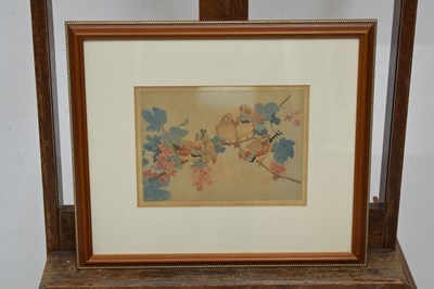 Lot 488 - Winifred Marie Louise Austin (1876-1964) - Artist's proof - Zebra finches on a branch