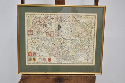 Lot 478 - After John Speed / Speede - Coloured map of 'Somerset-Shire‘