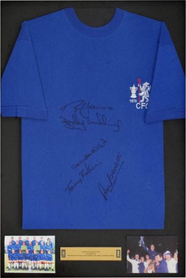 Lot 317 - Chelsea Football Club FA cup winners 1970 signed shirt