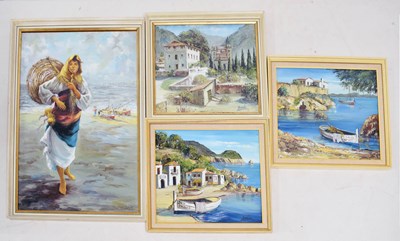 Lot 617 - After Adolfo Aguila Y Acosta (Spanish, c.1860-c.1912)
