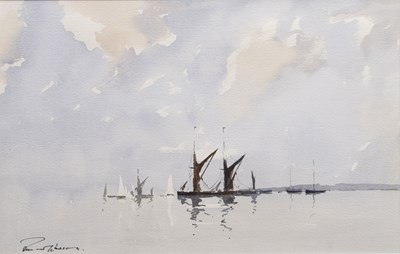 Lot Edward Wesson (British, 1910-1983) - Watercolour - 'Calm Waters'