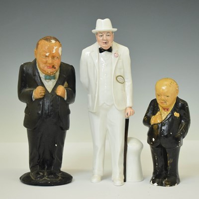Lot 392 - Royal Doulton 'Sir Winston Churchill', etc