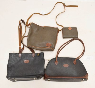 Lot 271 - Mulberry - Breton black scotchgrain leather handbag