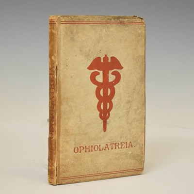Lot 435 - 'Ophiolatreia' - Serpent Worship book, first edition, 1889