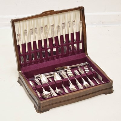 Lot 302 - Cased 'Community' silver plated part canteen of cutlery