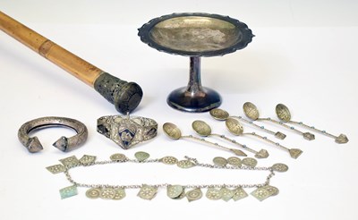 Lot 208 - Group of Eastern metal items