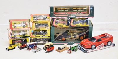 Lot 343 - Corgi - Collection of boxed diecast model racing cars