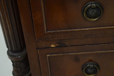 Lot 537 - Reproduction mahogany bureau