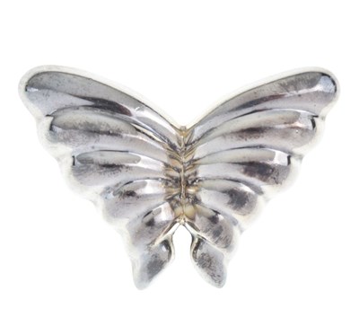Lot 78 - Tiffany & Co silver butterfly brooch