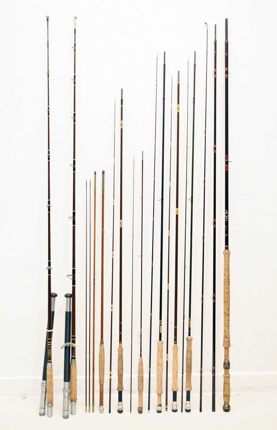 Lot 307 - Collection of Hardy Bros and House of Hardy fishing rods