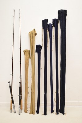 Lot 307 - Collection of Hardy Bros and House of Hardy fishing rods