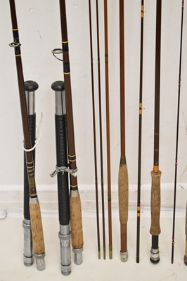 Lot 307 - Collection of Hardy Bros and House of Hardy fishing rods
